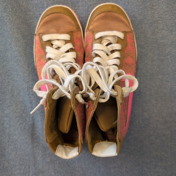 NIKE BLAZER MID METALLIC GOLD PINK WOMENS SIZE 6.5 Vintage - Picture 3 of 7